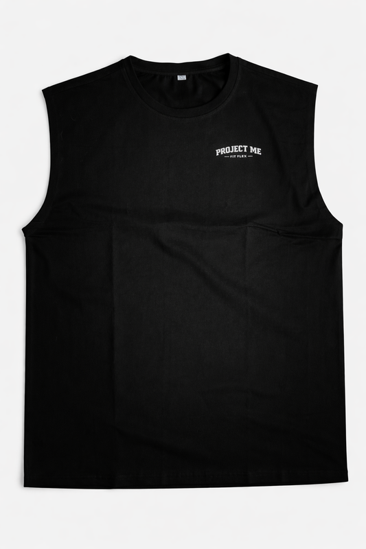 Project Me Performance Muscle Tank – Black