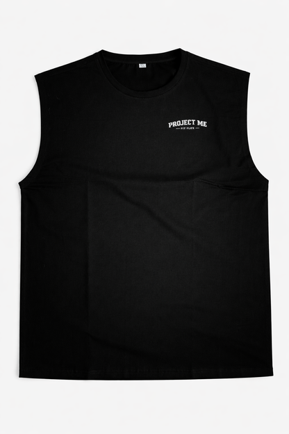 Project Me Performance Muscle Tank – Black